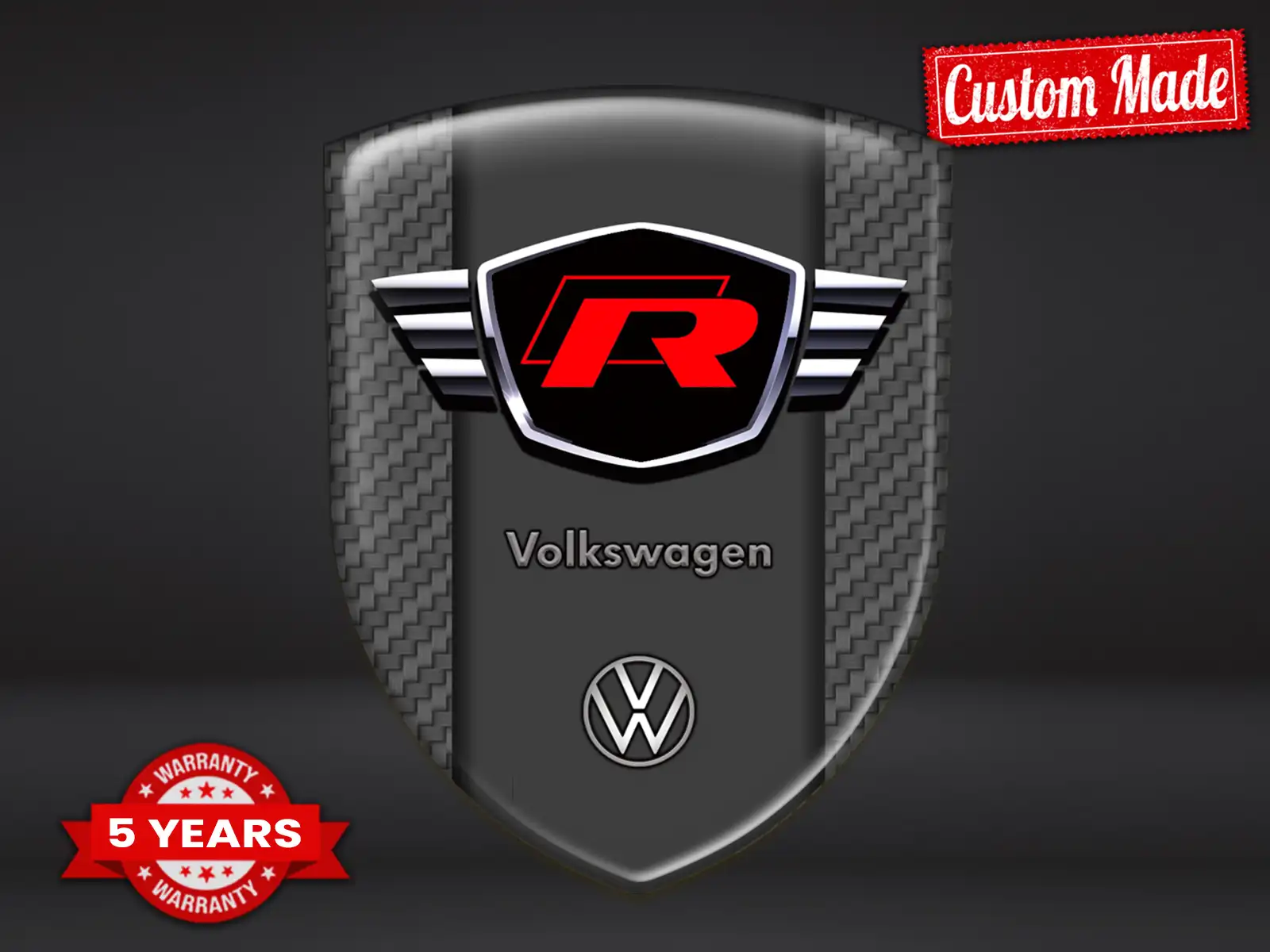 VW Pegatinas Traseras Autos Edición Moderna Estilizada